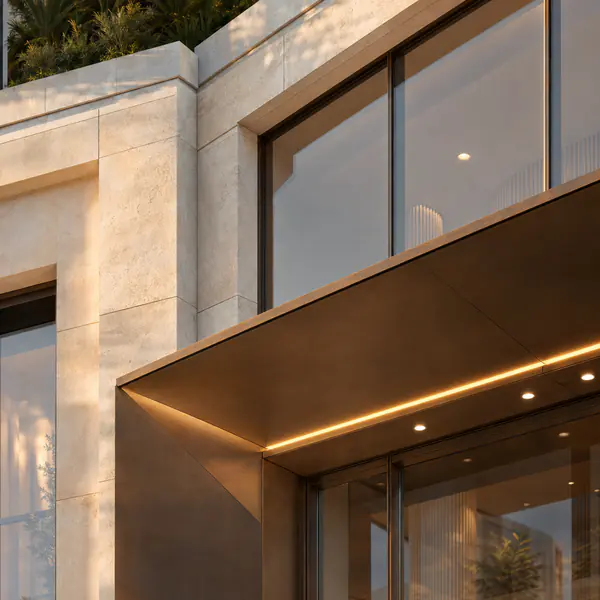 Architectural detail — An architectural detail isolates a small designed element to reveal craftsmanship, construction, ornament, or functional ingenuity