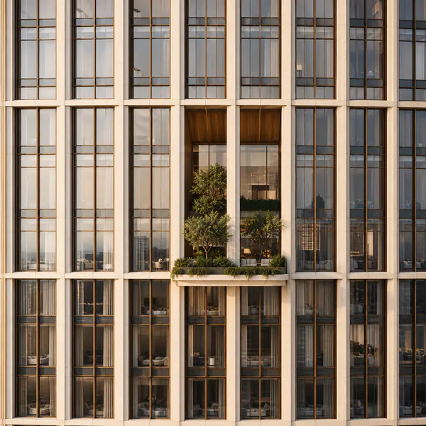 Window rhythm — Window rhythm emphasizes repeated openings and spacing across a wall, producing a measured architectural pattern
