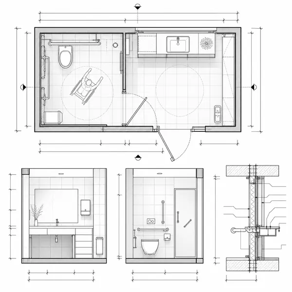 Construction Drawing — Provides coordinated technical information that contractors can use to build the project accurately