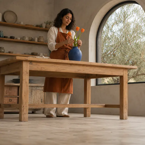 Ground-Level View — Sets the camera directly on the ground to foreground nearby texture and scale