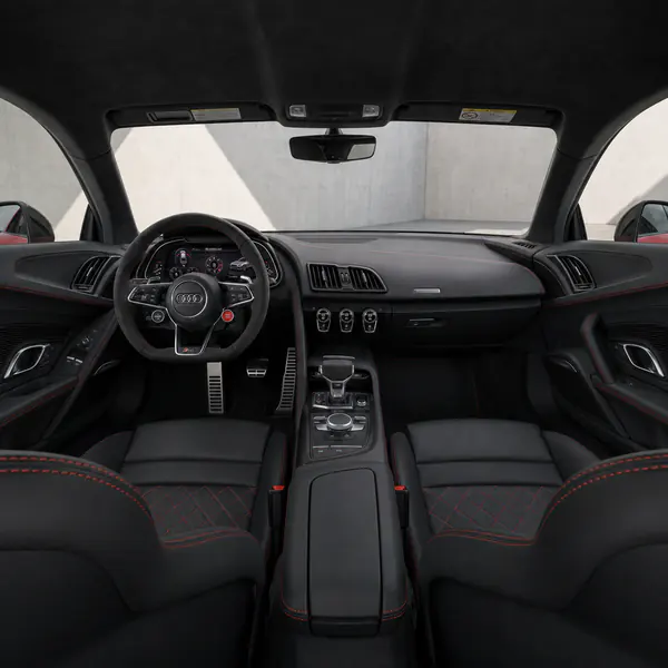Interior Cabin Shot — A wide interior view presents seating, materials, controls, and passenger space as one coherent cabin environment