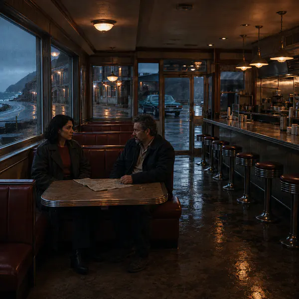 Master shot — A master shot holds the primary characters and their complete environment together in one clearly readable composition