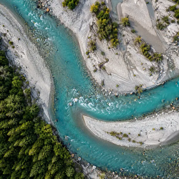 Top-Down Aerial photographic style example.