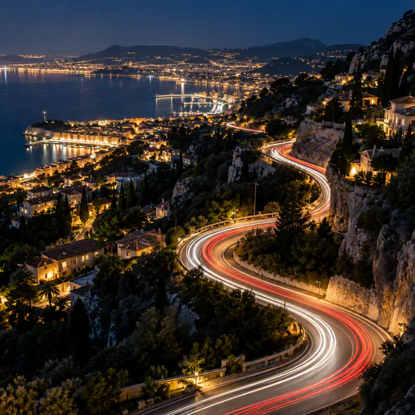 Long Exposure Aerial photographic style example.