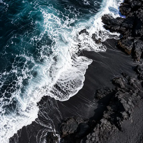 High-Contrast Aerial photographic style example.