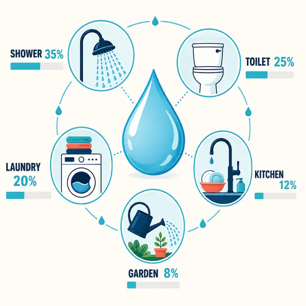 Infographic — Illustrations, icons, labels, and concise data are combined into a guided visual explanation