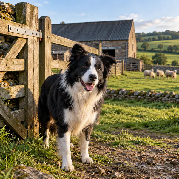 Environmental Pet Portrait photographic style example.