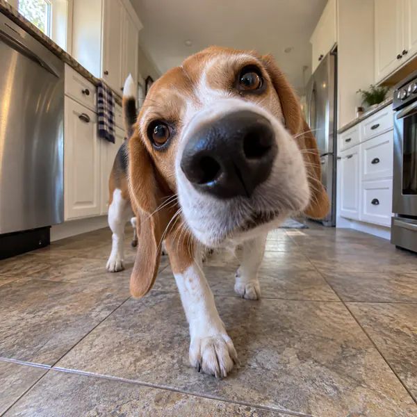 Wide-Angle Pet Portrait photographic style example.