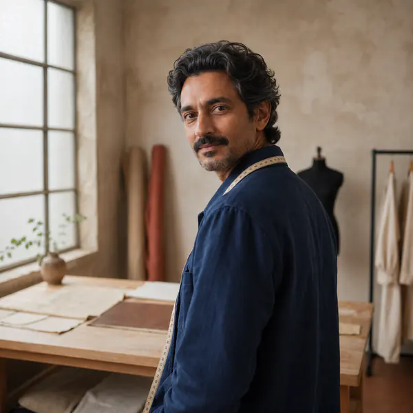 Over-the-Shoulder Portrait — An over-the-shoulder portrait frames the subject from behind one shoulder, often connecting them to a foreground activity