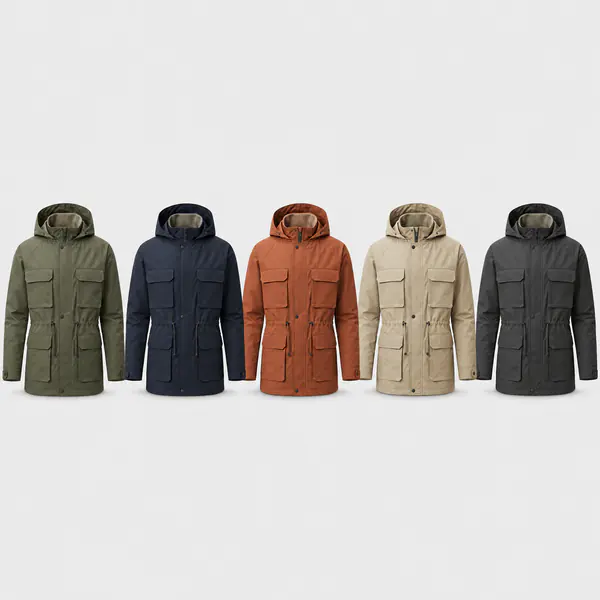 Color Variant Lineup — Identical products in different available colors are aligned together so viewers can compare options quickly and accurately