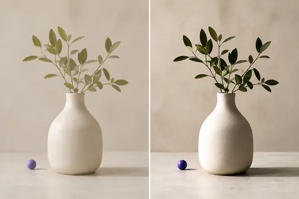 Contrast — The visual difference between light and dark areas or opposing colors