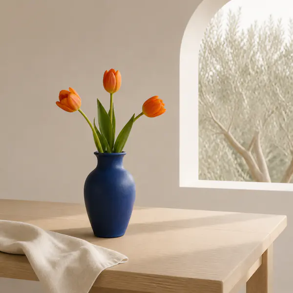 Minimalist — A restrained aesthetic using few elements, ample space, and purposeful simplicity