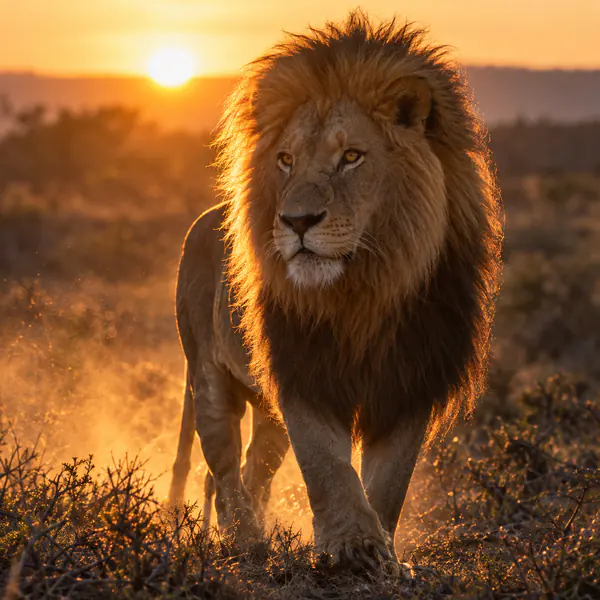 Backlit Wildlife Photography photographic style example.