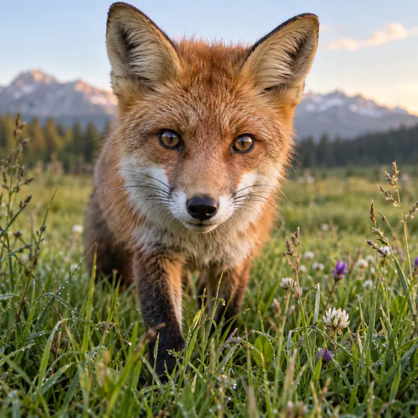 Eye-Level Wildlife Photography photographic style example.